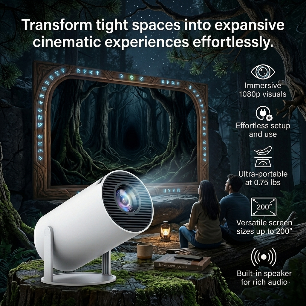 LumosView Portable Projector